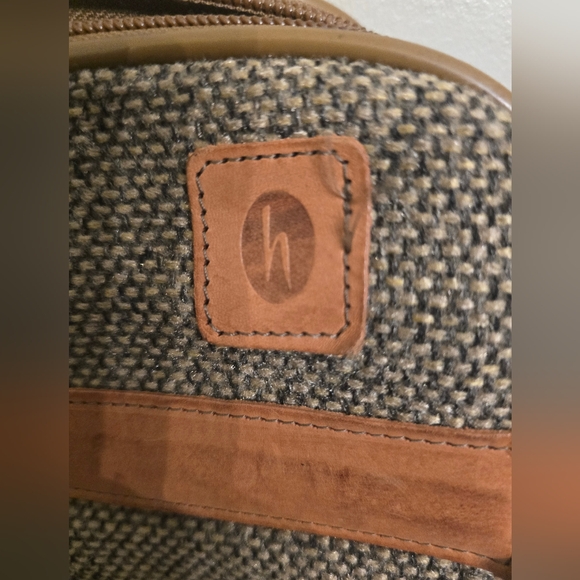 Vintage Hartmann Luggage Tweed And Leather 3 Compartment Carry-on Bag In EUC - Picture 7 of 11